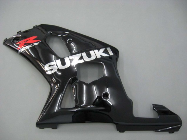 Mejores Carenados Moto Suzuki GSXR 600 / GSXR 750 2001-2003 - Negro Brillante Rojo Blanco