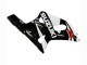 Mejores Carenados Moto Suzuki GSXR 600 / GSXR 750 2001-2003 - Blanco Negro Brillante Rojo