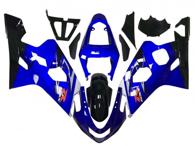 Mejores Carenado Moto Suzuki GSXR 600 / GSXR 750 2004-2005 - Azul Blanco Negro
