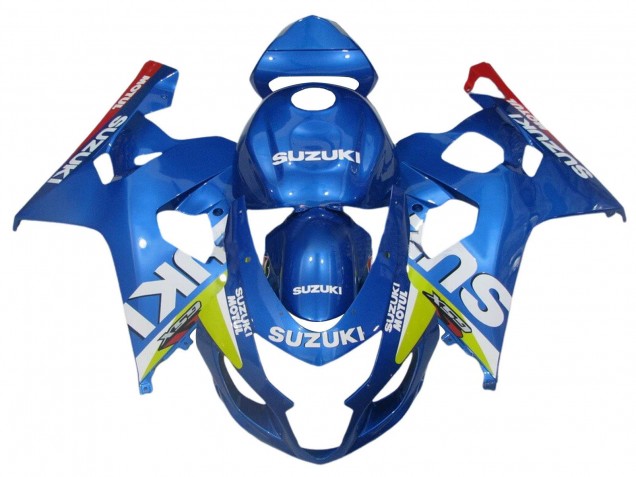 Mejores Carenados Moto Suzuki GSXR 600 / GSXR 750 2004-2005 - Azul Verde Rojo Motul