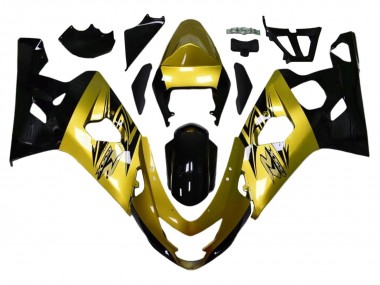 Mejores Carenados Moto Suzuki GSXR 600 / GSXR 750 2004-2005 - Oro Negro