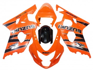Mejores Carenados Moto Suzuki GSXR 600 / GSXR 750 2004-2005 - Naranja Negro
