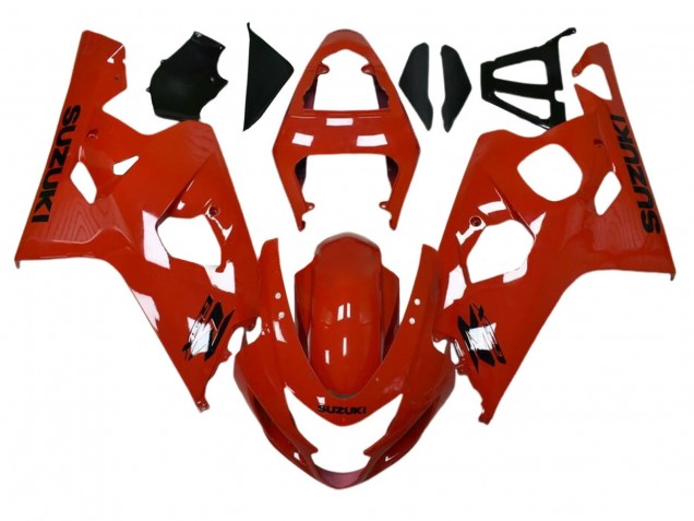 Mejores Carenado Moto Suzuki GSXR 600 / GSXR 750 2004-2005 - Rojo Negro