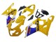 Mejores Carenado Moto Suzuki GSXR 600 / GSXR 750 2004-2005 - Amarillo Blanco Azul Negro