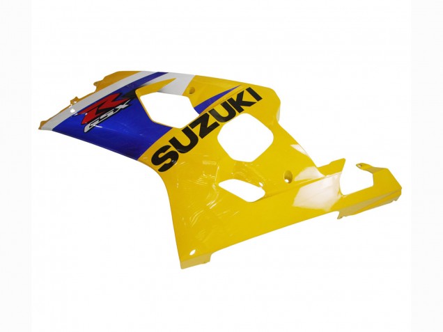 Mejores Carenado Moto Suzuki GSXR 600 / GSXR 750 2004-2005 - Amarillo Blanco Azul Negro
