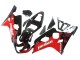 Mejores Carenados Moto Suzuki GSXR 600 / GSXR 750 2004-2005 - Negro Brillante Rojo Jordan Michelin