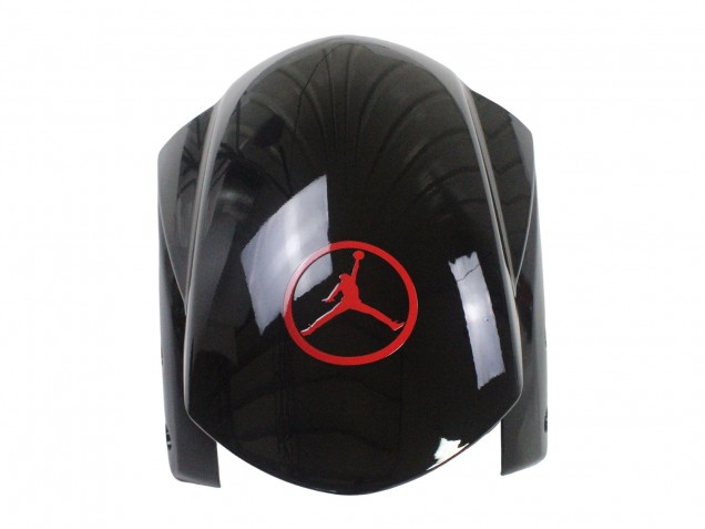 Mejores Carenados Moto Suzuki GSXR 600 / GSXR 750 2004-2005 - Negro Brillante Rojo Jordan Michelin