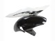 Mejores Carenado Moto Suzuki GSXR 600 / GSXR 750 2004-2005 - Blanco Negro