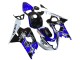 Mejores Carenado Moto Suzuki GSXR 600 / GSXR 750 2004-2005 - Blanco Azul Negro Corona Motul