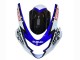 Mejores Carenado Moto Suzuki GSXR 600 / GSXR 750 2004-2005 - Blanco Azul Negro Corona Motul