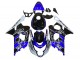 Mejores Carenado Moto Suzuki GSXR 600 / GSXR 750 2004-2005 - Blanco Azul Negro Corona Motul
