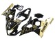 Mejores Carenados Moto Suzuki GSXR 600 / GSXR 750 2004-2005 - Negro Brillante Oro Corona