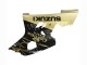 Mejores Carenados Moto Suzuki GSXR 600 / GSXR 750 2004-2005 - Negro Brillante Oro Corona