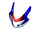 Mejores Carenado Moto Suzuki GSXR 600 / GSXR 750 2004-2005 - Blanco Azul Rojo