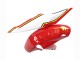 Mejores Carenados Moto Suzuki GSXR 600 / GSXR 750 2004-2005 - Blanco Rojo Amarillo Michelin Texaon Heron 7