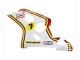 Mejores Carenados Moto Suzuki GSXR 600 / GSXR 750 2004-2005 - Blanco Rojo Amarillo Michelin Texaon Heron 7