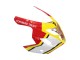 Mejores Carenados Moto Suzuki GSXR 600 / GSXR 750 2004-2005 - Blanco Rojo Amarillo Michelin Texaon Heron 7
