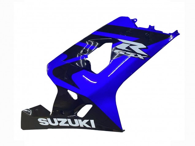 Mejores Carenados Moto Suzuki GSXR 600 / GSXR 750 2004-2005 - Azul Negro Blanco Calcomanía