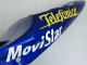Mejores Carenados Moto Suzuki GSXR 600 / GSXR 750 2004-2005 - Azul Blanco Amarillo Verde Telefonica Motul MoviStar
