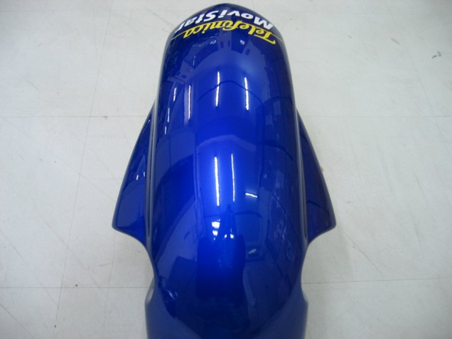 Mejores Carenados Moto Suzuki GSXR 600 / GSXR 750 2004-2005 - Azul Blanco Amarillo Verde Telefonica Motul MoviStar