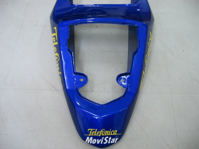 Mejores Carenados Moto Suzuki GSXR 600 / GSXR 750 2004-2005 - Azul Blanco Amarillo Verde Telefonica Motul MoviStar