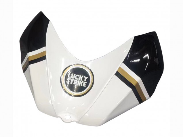 Mejores Carenados Moto Suzuki GSXR 600 / GSXR 750 2006-2007 - Blanco Negro Lucky Strike Motul