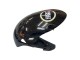 Mejores Carenados Moto Suzuki GSXR 600 / GSXR 750 2006-2007 - Negro Brillante Blanco Motul Lucky Strike