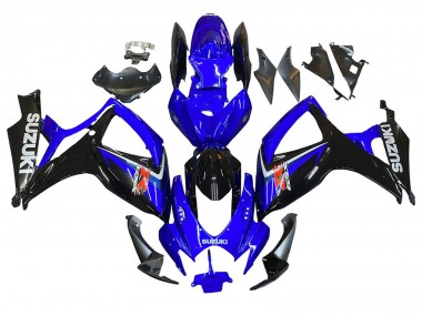 Mejores Carenados Moto Suzuki GSXR 600 / GSXR 750 2006-2007 - Azul Negro Rojo
