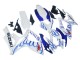 Mejores Carenados Moto Suzuki GSXR 600 / GSXR 750 2006-2007 - Blanco Azul Llama