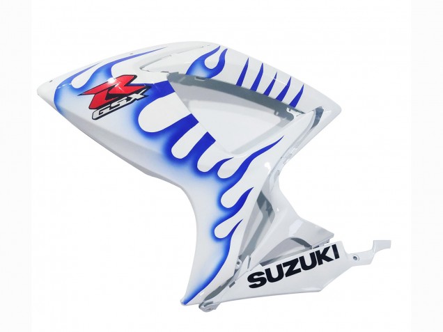Mejores Carenados Moto Suzuki GSXR 600 / GSXR 750 2006-2007 - Blanco Azul Llama