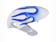 Mejores Carenados Moto Suzuki GSXR 600 / GSXR 750 2006-2007 - Blanco Azul Llama