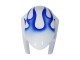 Mejores Carenados Moto Suzuki GSXR 600 / GSXR 750 2006-2007 - Blanco Azul Llama