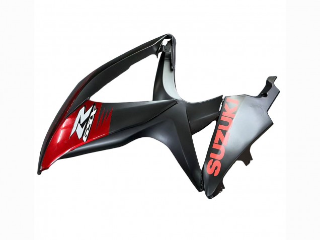 Mejores Carenados Moto Suzuki GSXR 600 / GSXR 750 2008-2010 - Negro Mate Rojo