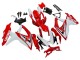 Mejores Carenados Moto Suzuki GSXR 600 / GSXR 750 2008-2010 - Blanco Rojo Negro