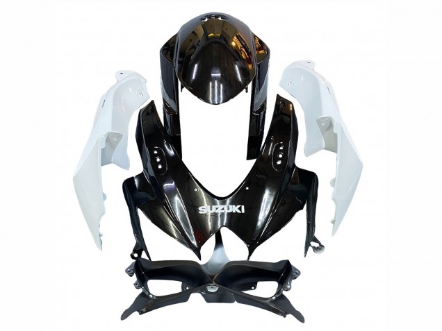 Mejores Carenado Moto Suzuki GSXR 600 / GSXR 750 2008-2010 - Blanco Negro