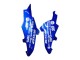 Mejores Carenados Moto Suzuki GSXR 600 / GSXR 750 2008-2010 - Azul Amarillo Rizla