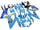 Mejores Carenados Moto Suzuki GSXR 600 / GSXR 750 2008-2010 - Azul Amarillo Rizla