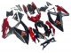 Mejores Carenado Moto Suzuki GSXR 600 / GSXR 750 2008-2010 - Rojo Negro Brillante