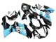 Mejores Carenados Moto Suzuki GSXR 600 / GSXR 750 2011-2024 - Negro Brillante Azul Claro
