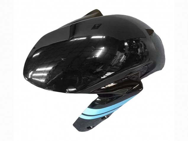 Mejores Carenados Moto Suzuki GSXR 600 / GSXR 750 2011-2024 - Negro Brillante Azul Claro