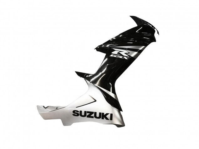 Mejores Carenado Moto Suzuki GSXR 600 / GSXR 750 2011-2024 - Negro Brillante Plata