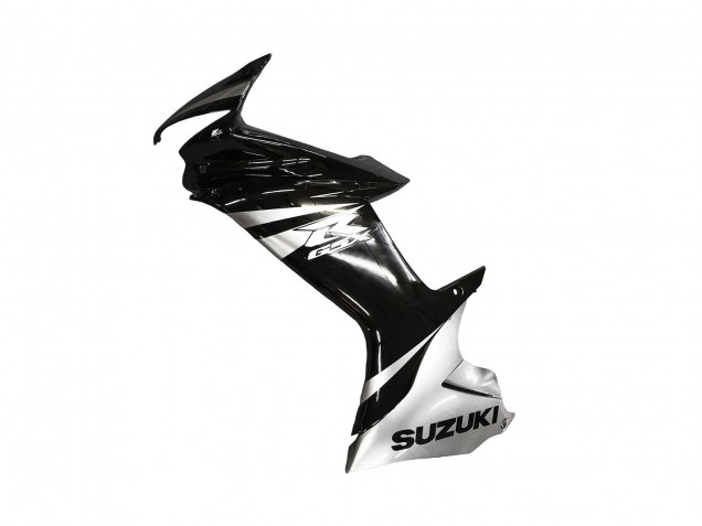 Mejores Carenado Moto Suzuki GSXR 600 / GSXR 750 2011-2024 - Negro Brillante Plata