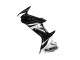 Mejores Carenado Moto Suzuki GSXR 600 / GSXR 750 2011-2024 - Negro Brillante Plata