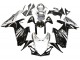 Mejores Carenado Moto Suzuki GSXR 600 / GSXR 750 2011-2024 - Negro Brillante Plata