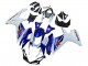 Mejores Carenado Moto Suzuki GSXR 600 / GSXR 750 2011-2024 - Blanco Azul Rojo