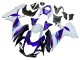 Mejores Carenados Moto Suzuki GSXR 600 / GSXR 750 2011-2024 - Azul Púrpura Blanco