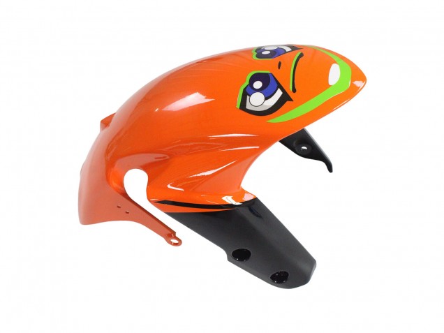 Mejores Carenados Moto Suzuki GSXR 600 / GSXR 750 2011-2024 - Azul Claro Naranja Negro Blanco Tiburón 46