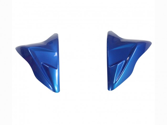 Mejores Carenados Moto Suzuki GSXR 600 / GSXR 750 2011-2024 - Azul Claro Naranja Negro Blanco Tiburón 46