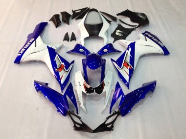 Mejores Carenados Moto Suzuki GSXR 600 / GSXR 750 2011-2024 - Azul Blanco