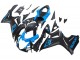 Mejores Carenado Moto Suzuki GSXR 600 / GSXR 750 2011-2024 - Azul Negro Mate